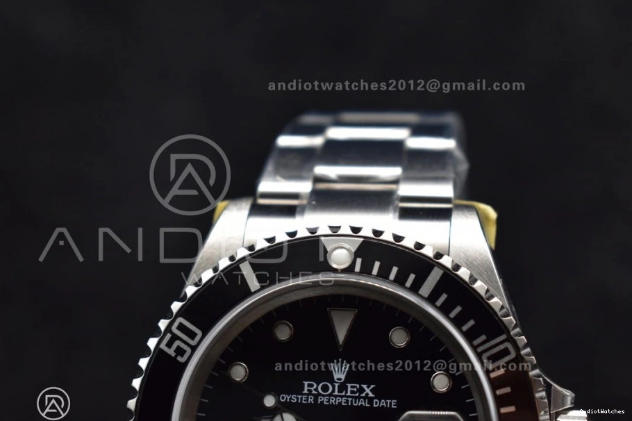 Bright ARF1:1 Best on 904L Steel SS 1136 16610 LN V Edition SH3135 Black Bracelet Submariner 1106
